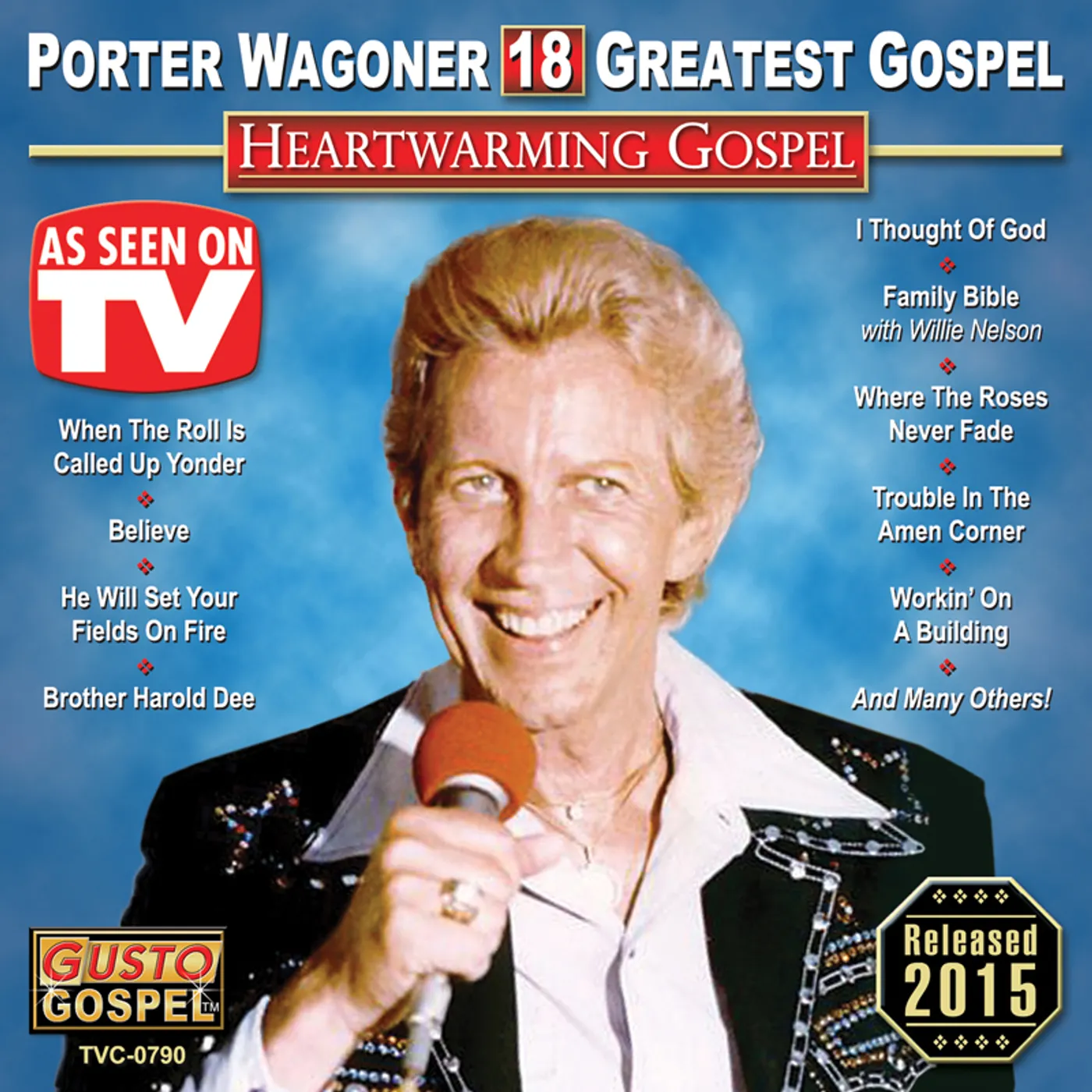 Porter Wagoner HEARTWARMING GOSPEL: 18 GREATEST GOSPEL CD