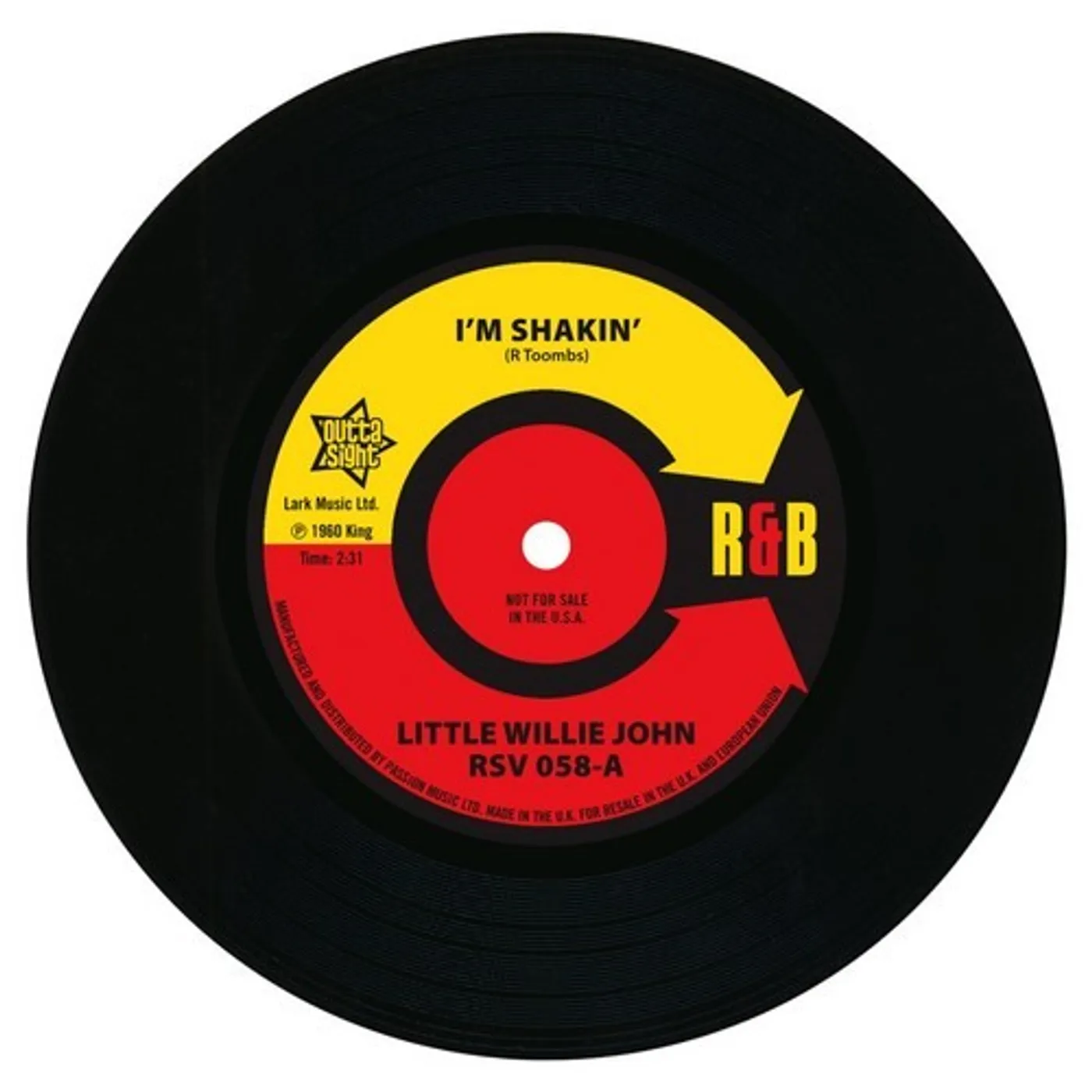 Little Willie John I'M SHAKIN' / MY NERVES Vinyl Record