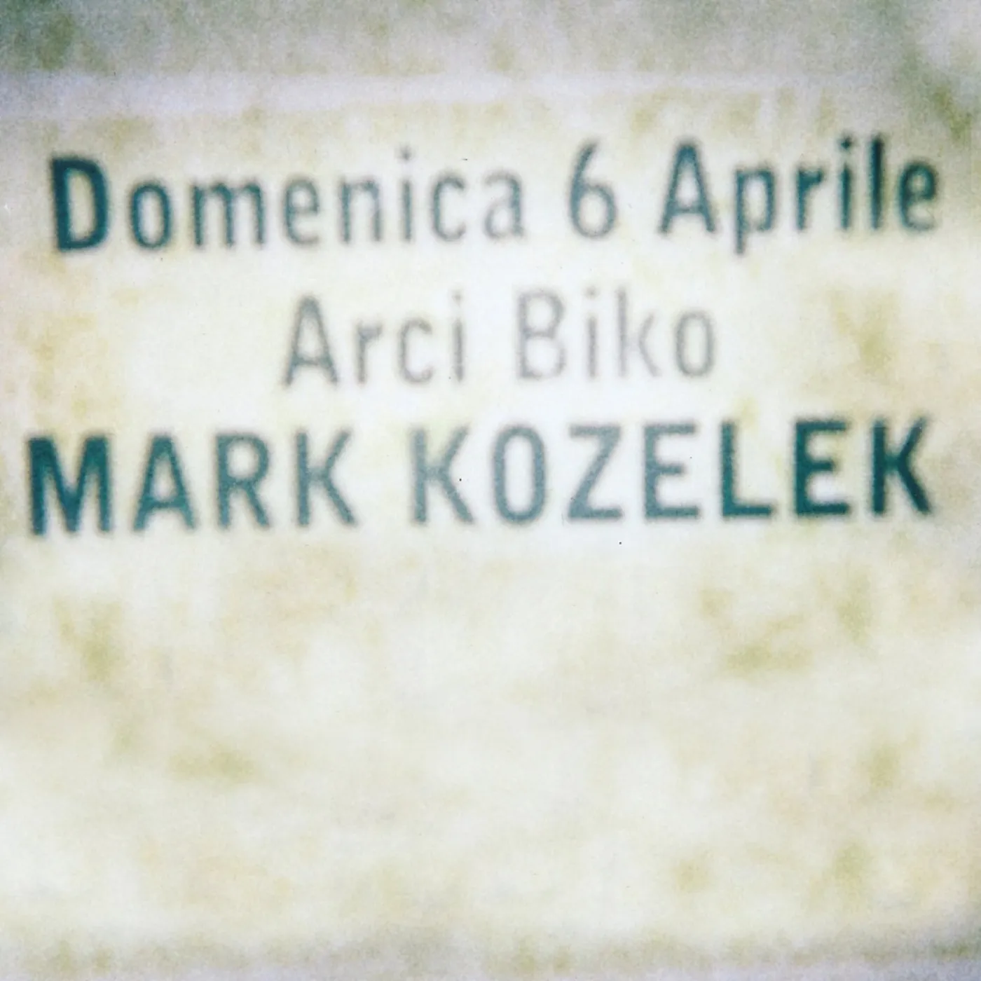 Mark Kozelek Live at Biko Vinyl Record