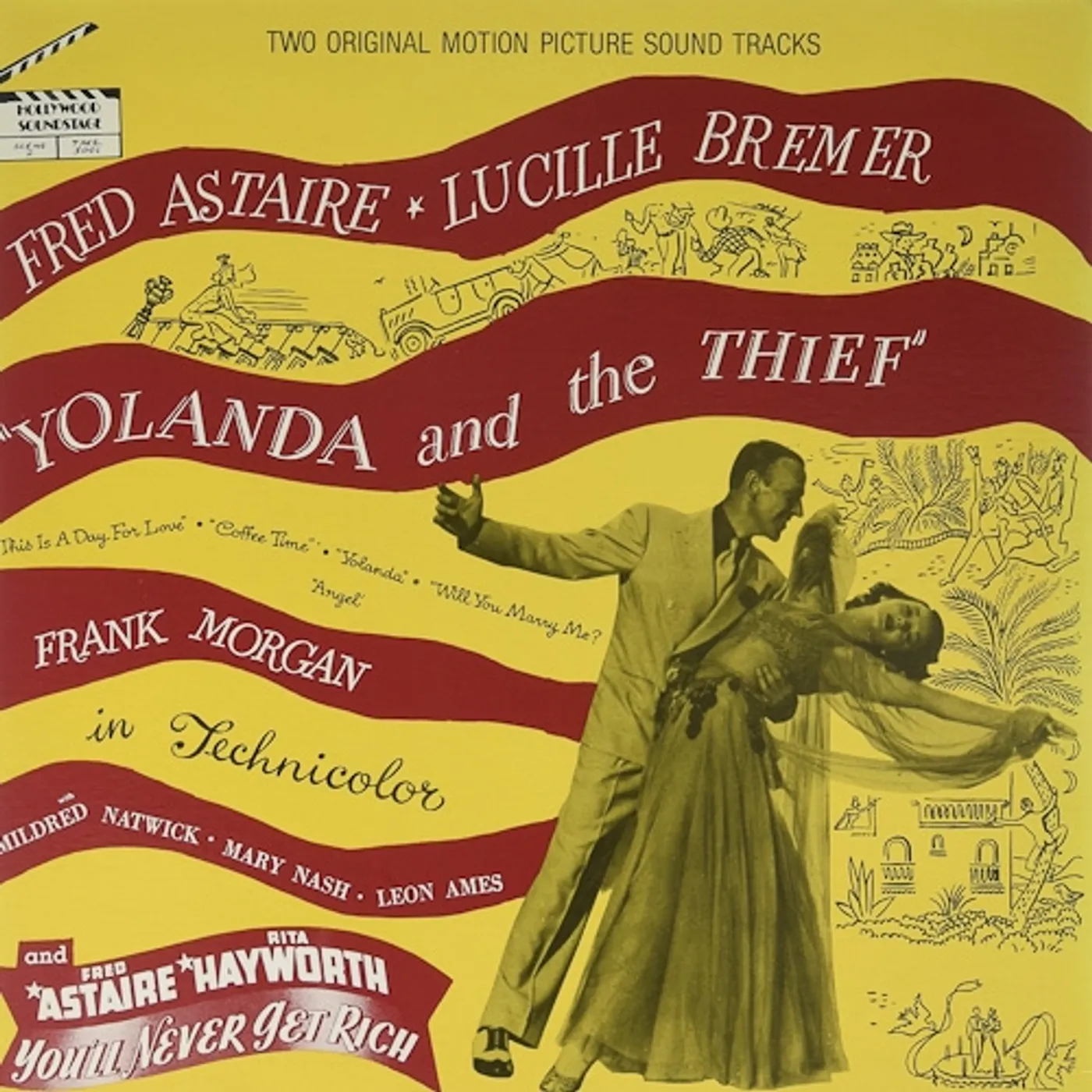 Fred Astaire YOLANDA AND THE THIEF / NEVER GET RICH / Original Soundtrack Vinyl Record