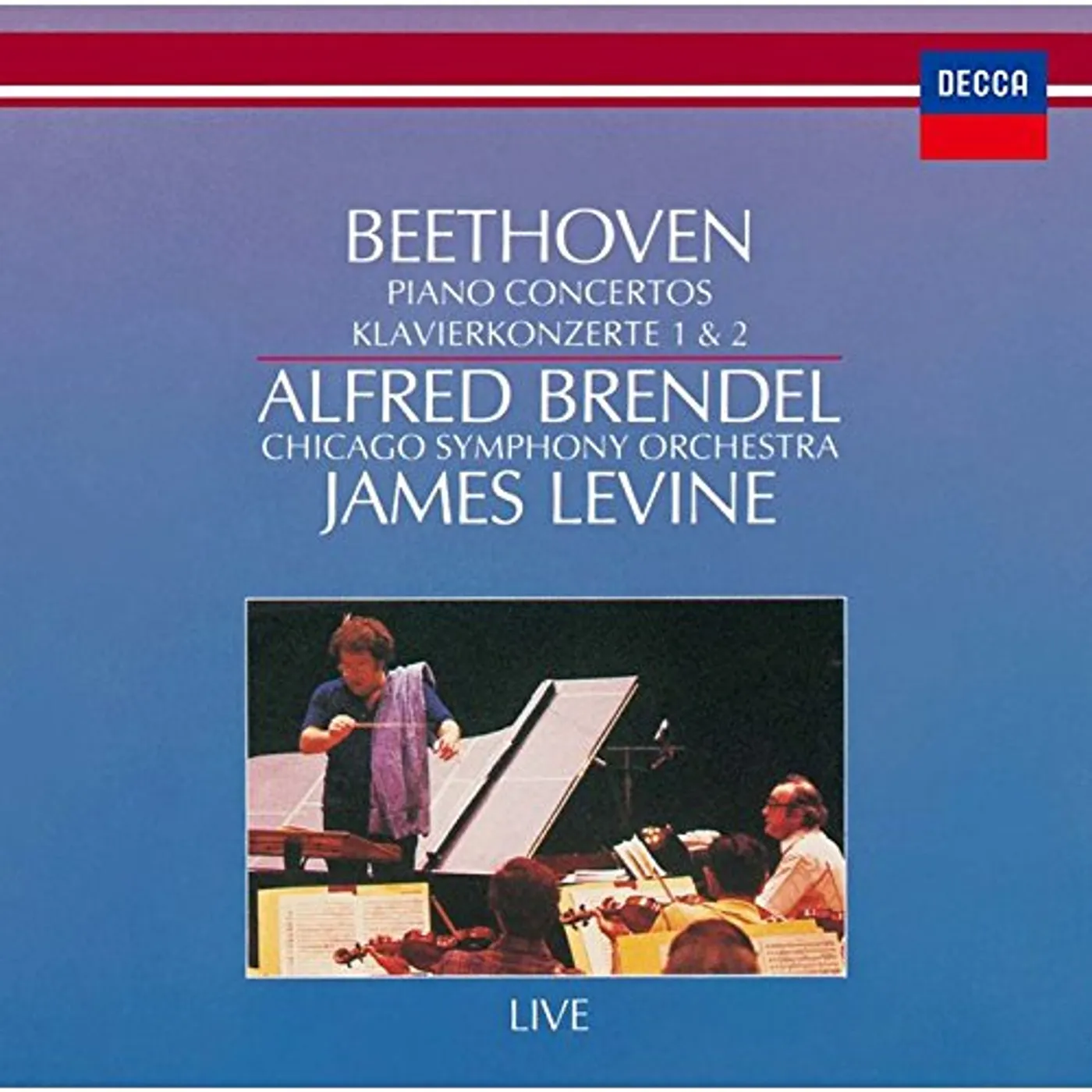 Alfred Brendel BEETHOVEN: PIANO CONCERTOS NO. 1 CD