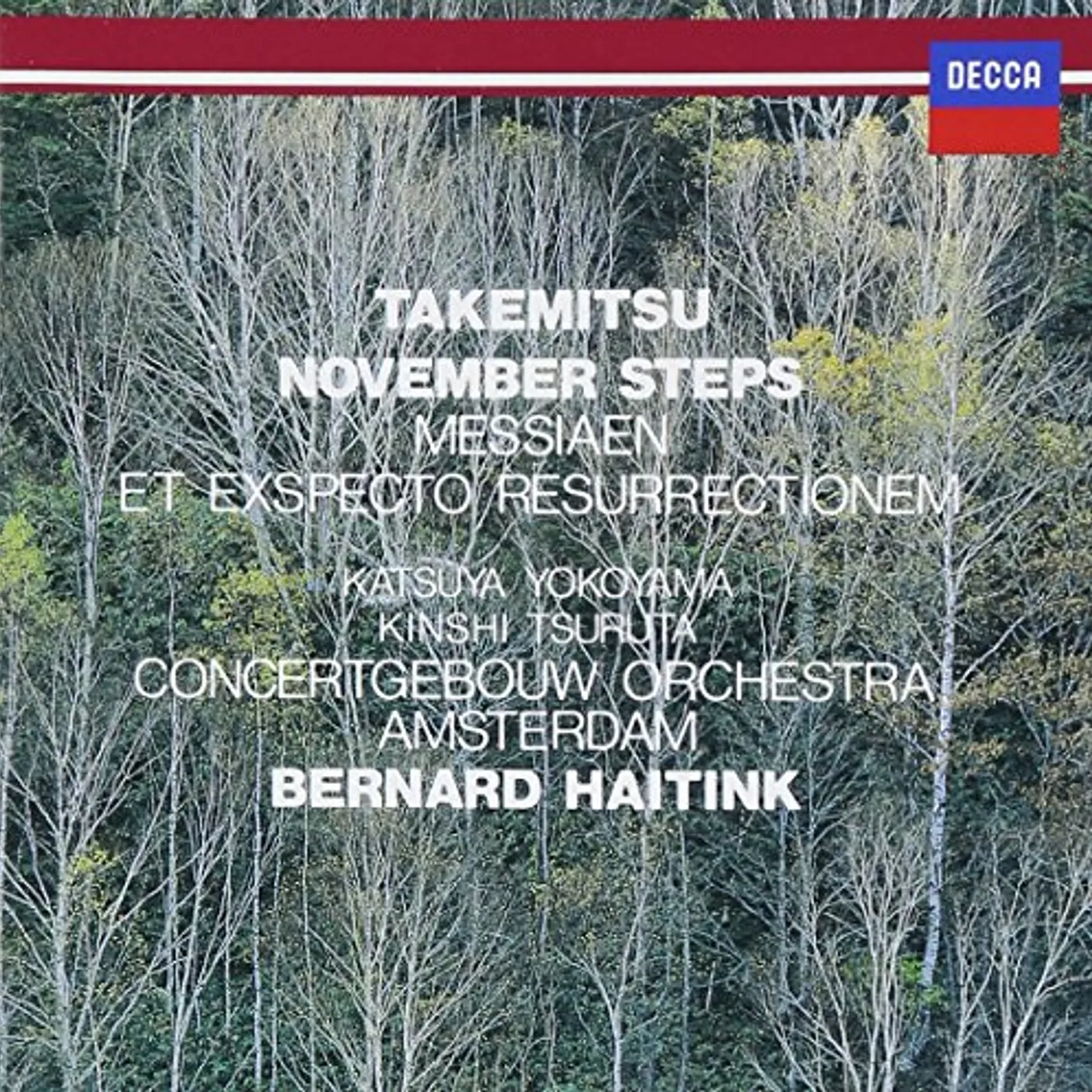 Bernard Haitink TAKEMITSU: NOVEMBER STEPS / MESSIAN CD