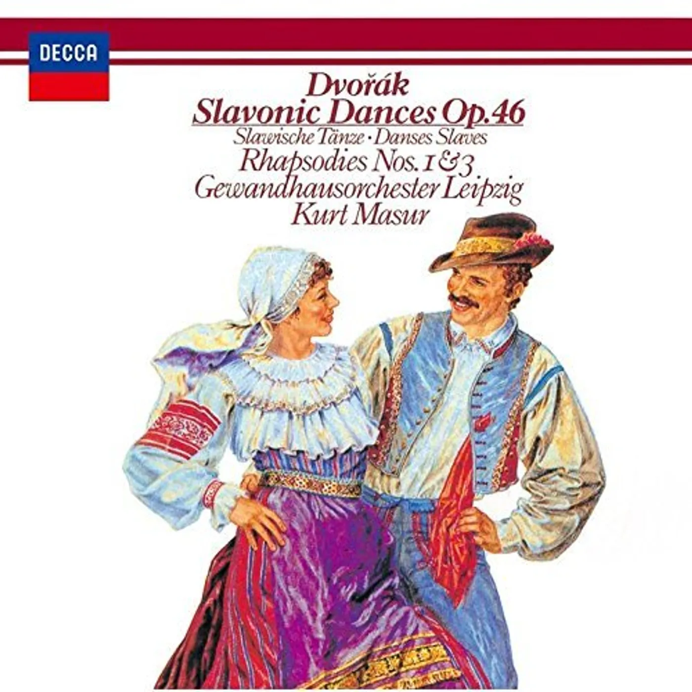 Kurt Masur DVORAK: SLAVONIC DANCES OP. 46. SLAVO CD
