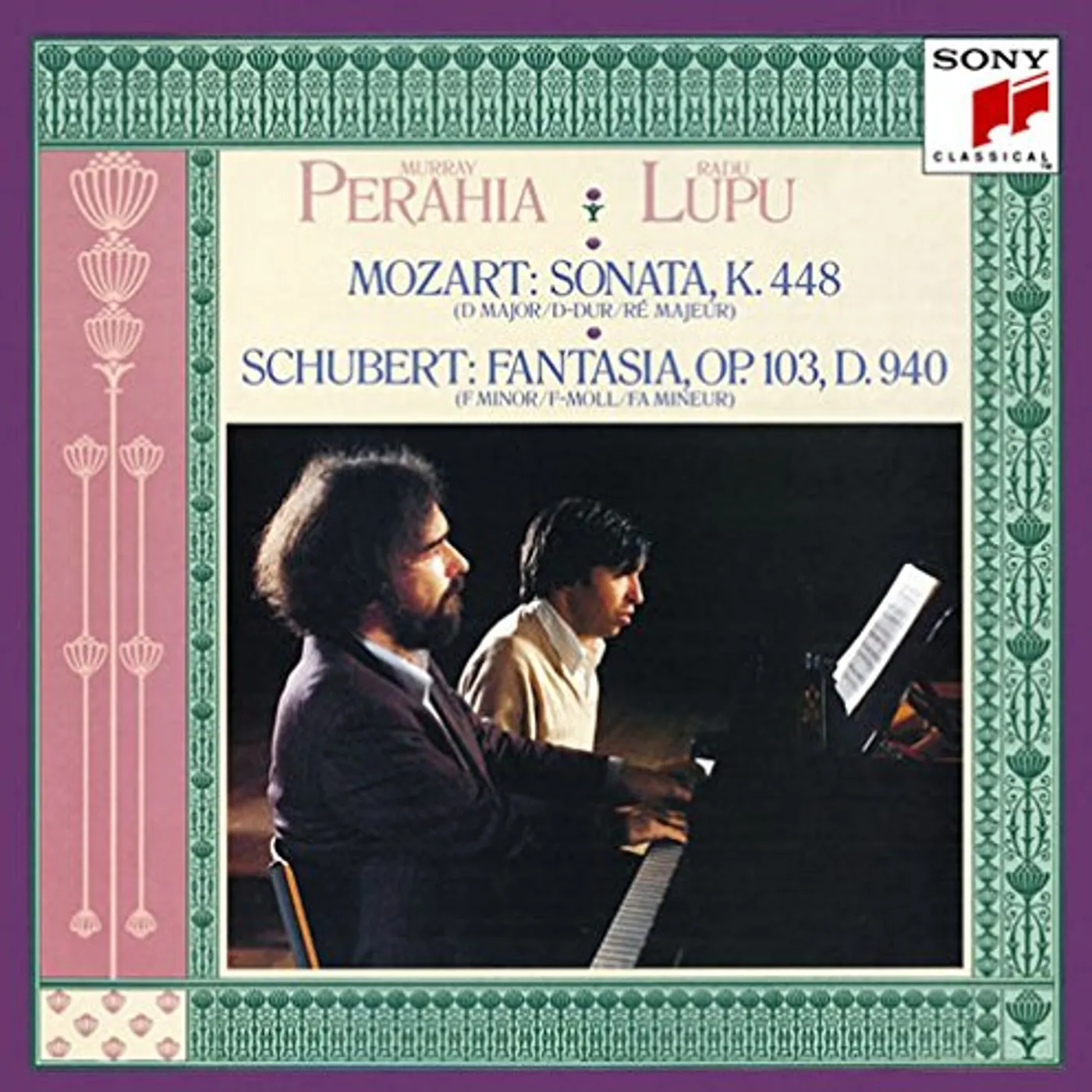 Murray Perahia MOZART & SCHUBERT: WORKS FOR TWO CD