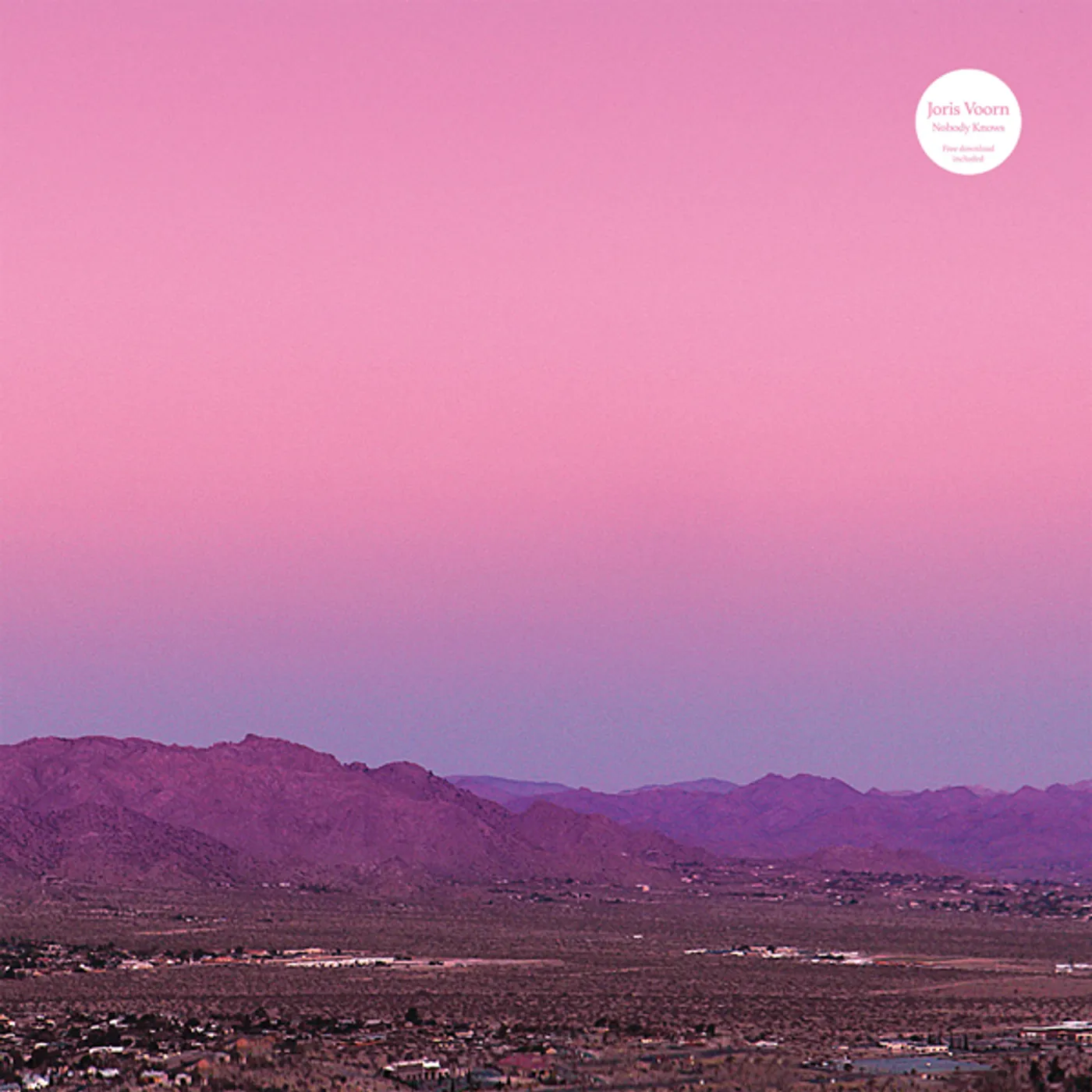 Joris Voorn Nobody Knows Vinyl Record