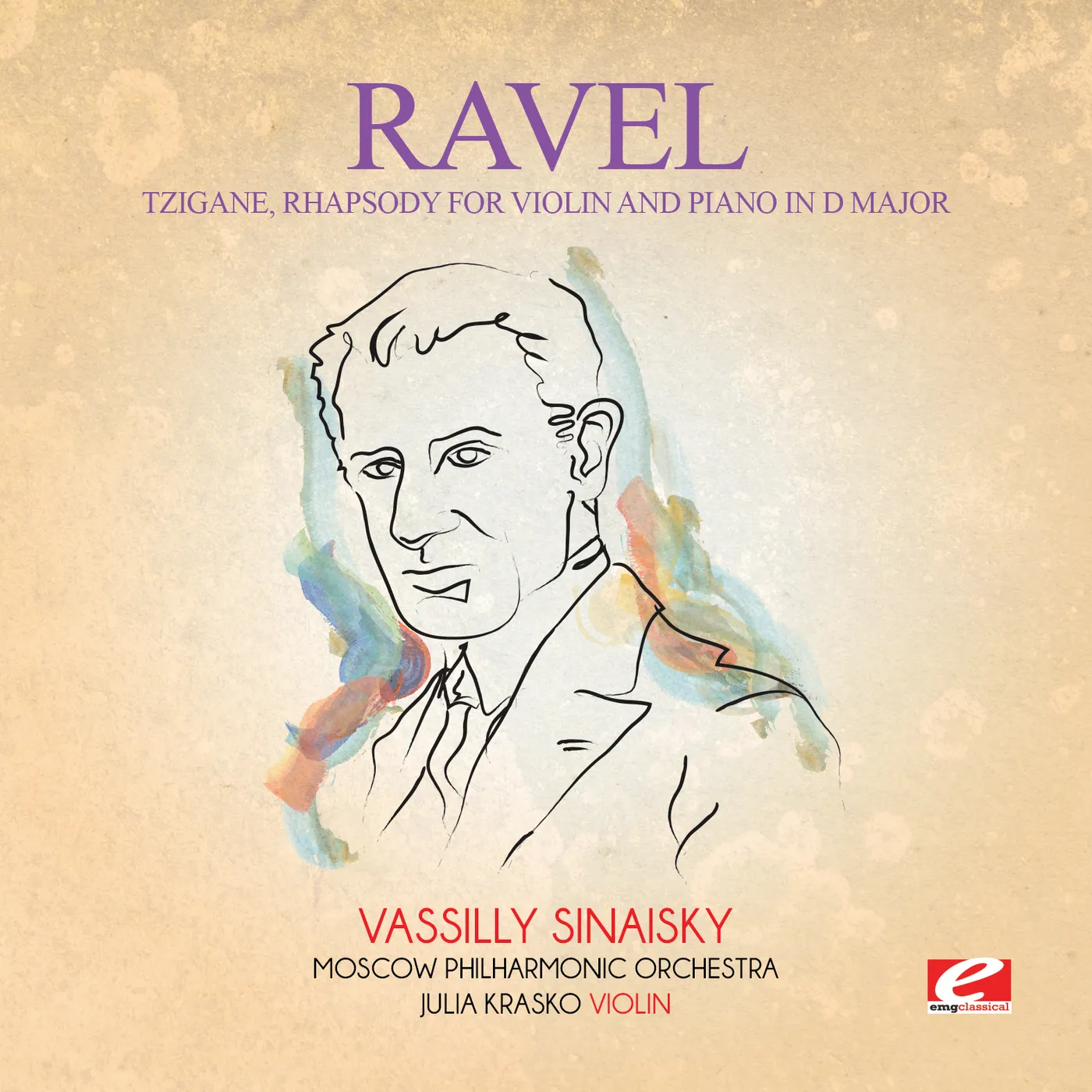 Ravel TZIGANE RHAPSODY FOR VIOLIN PIANO D MAJOR CD