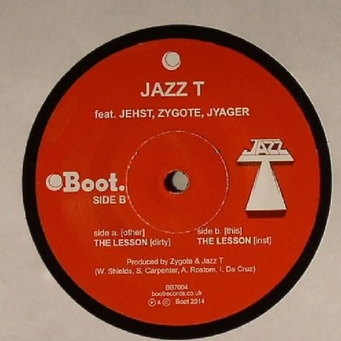 Jazz T LESSON Vinyl Record - UK Release