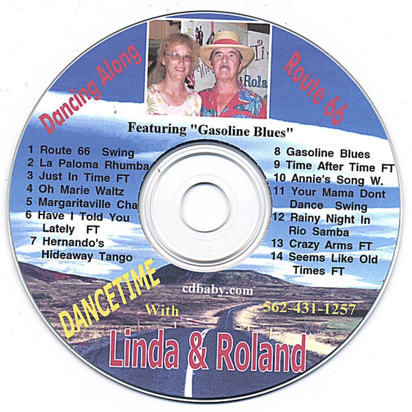 Dancetime With Linda & Roland DANCING ALONG ROUTE 66 CD