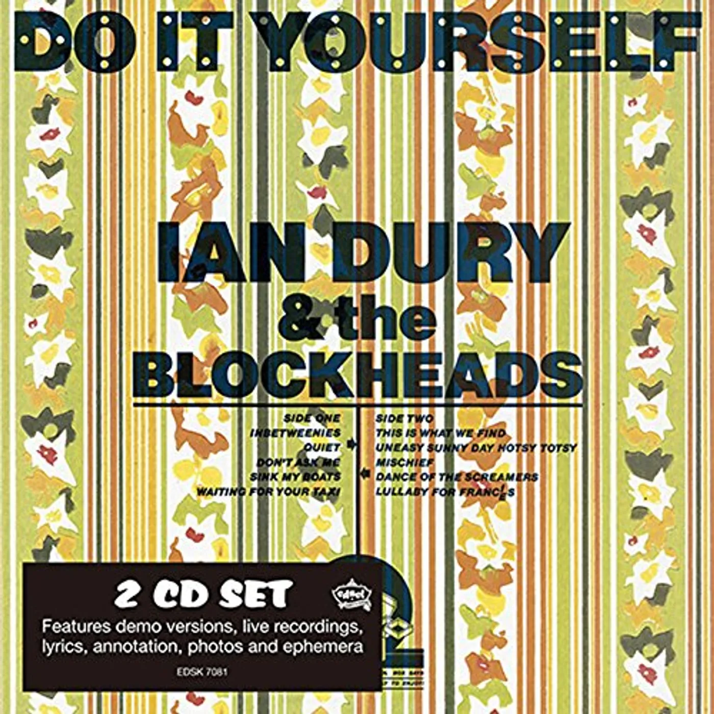 Ian Dury & The Blockheads DO IT YOURSELF CD