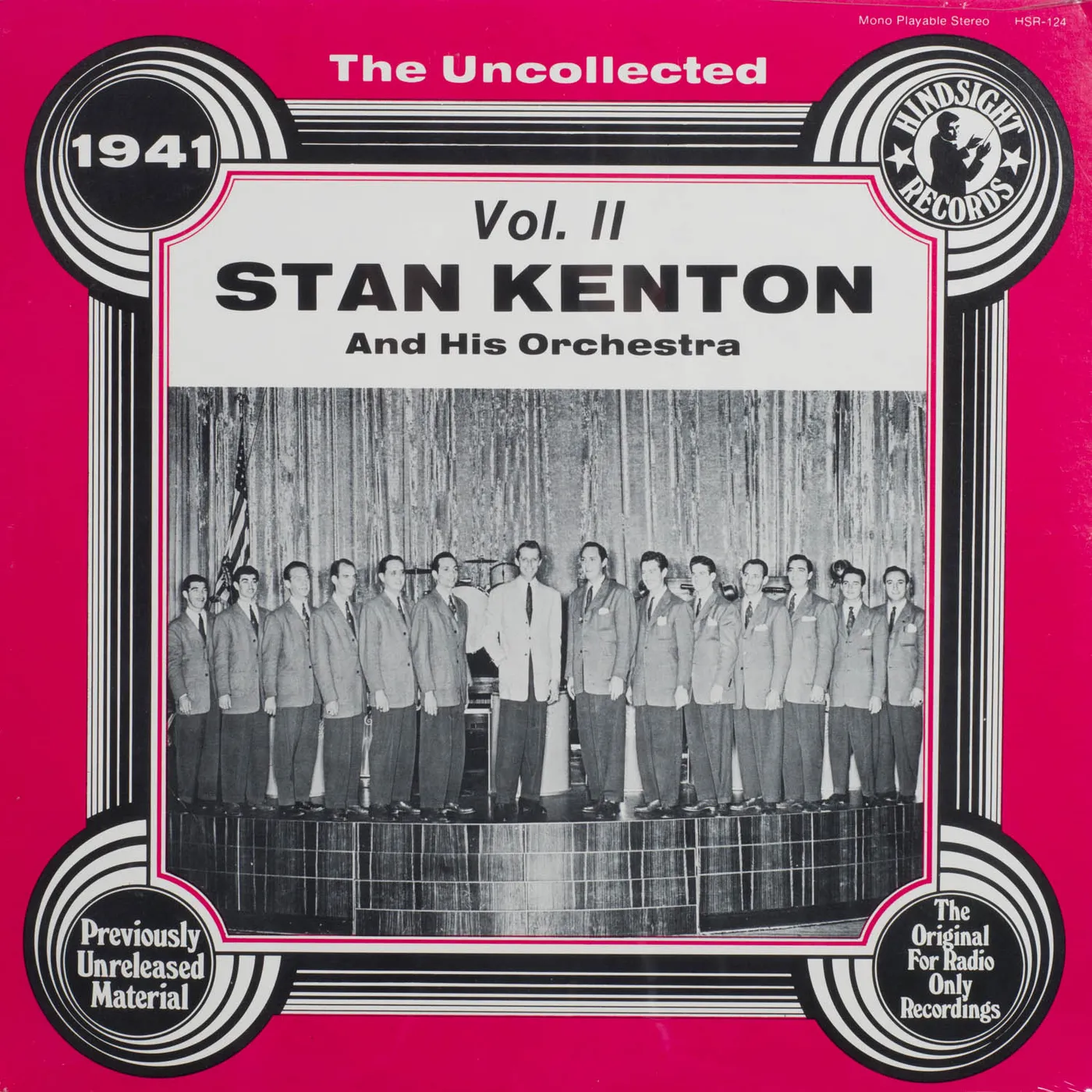 Stan Kenton Orchestra UNCOLLECTED II Vinyl Record