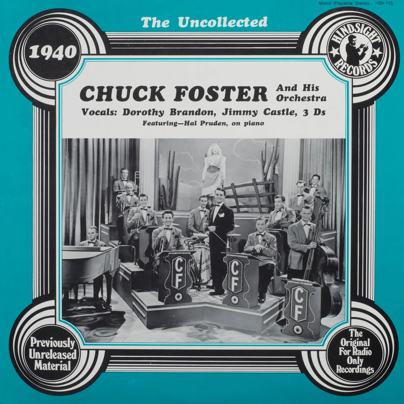 Chuck Foster & His Orchestra UNCOLLECTED Vinyl Record