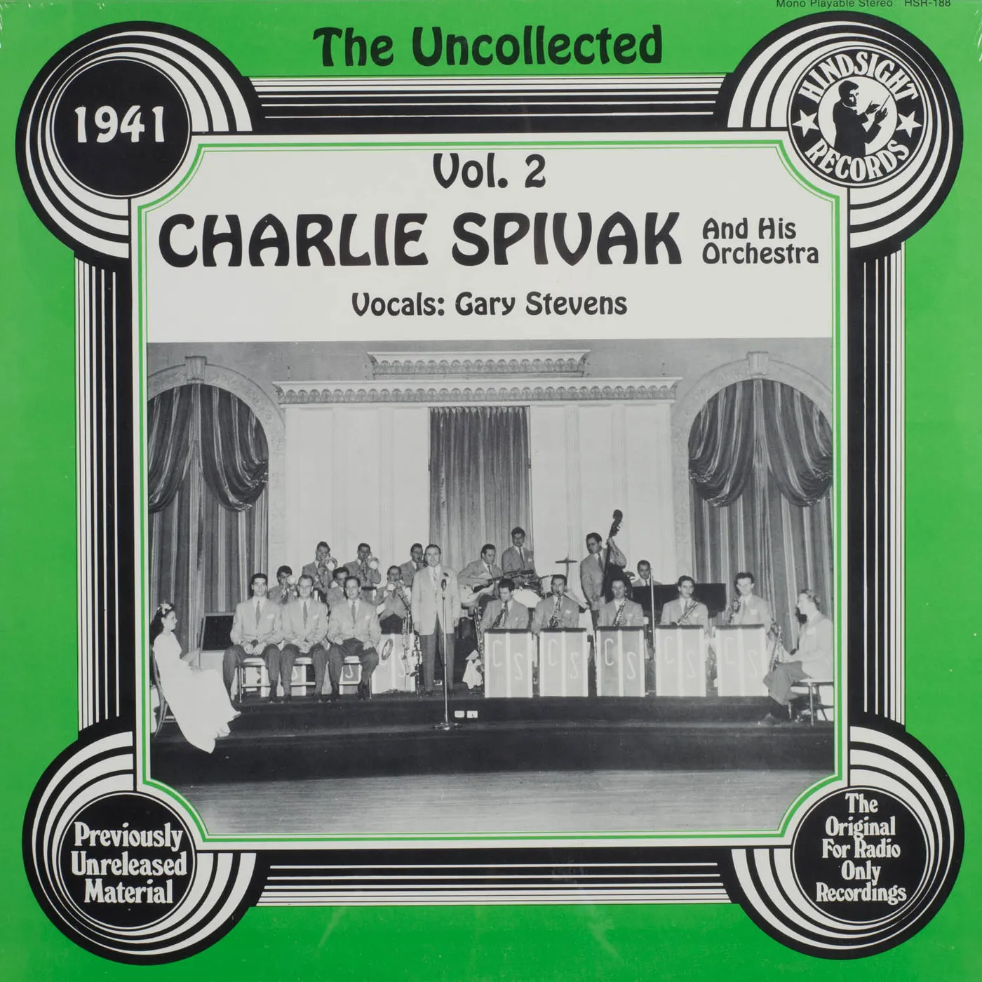 Charlie Spivak & His Orchestra UNCOLLECTED 2 Vinyl Record