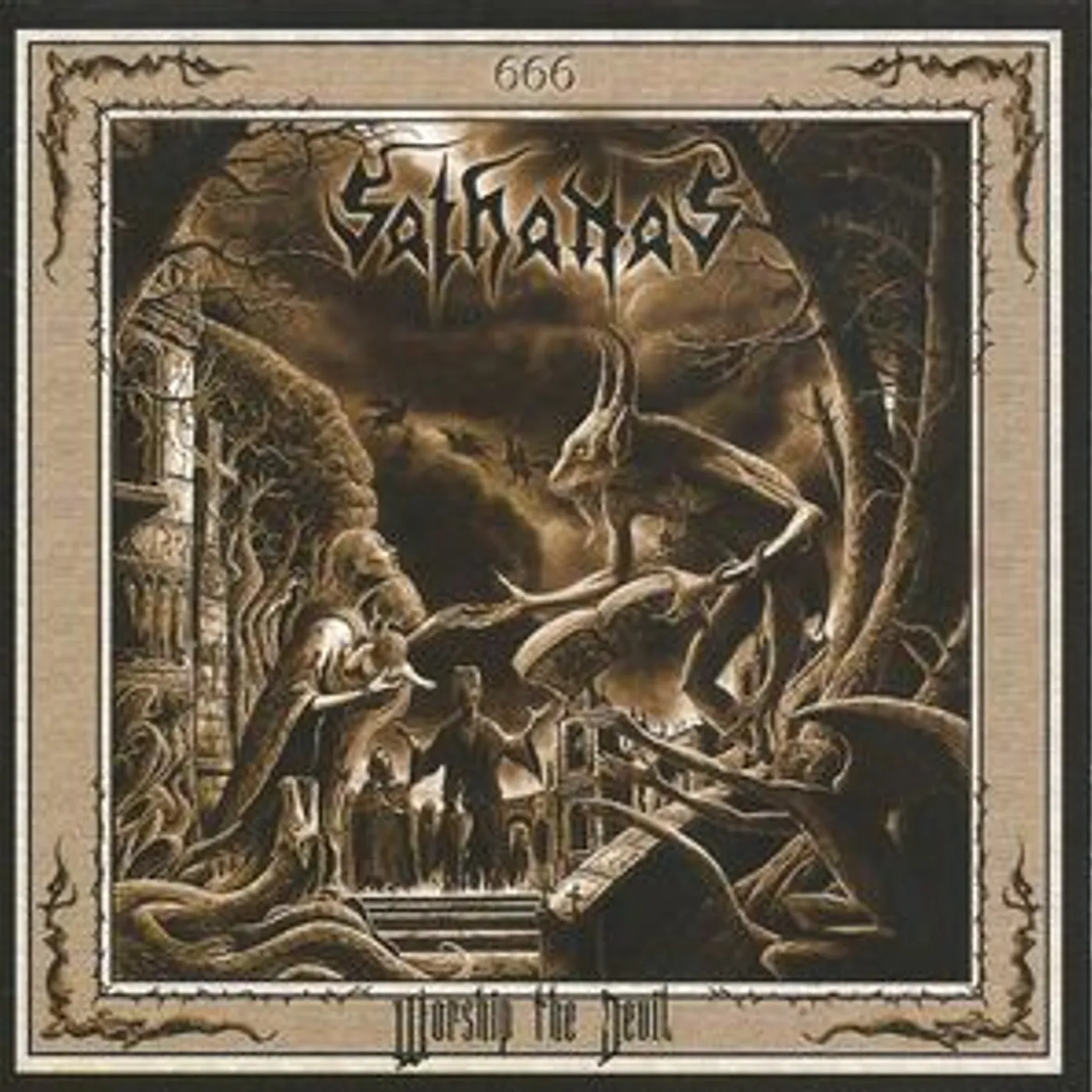 Sathanas WORSHIP THE DEVIL CD