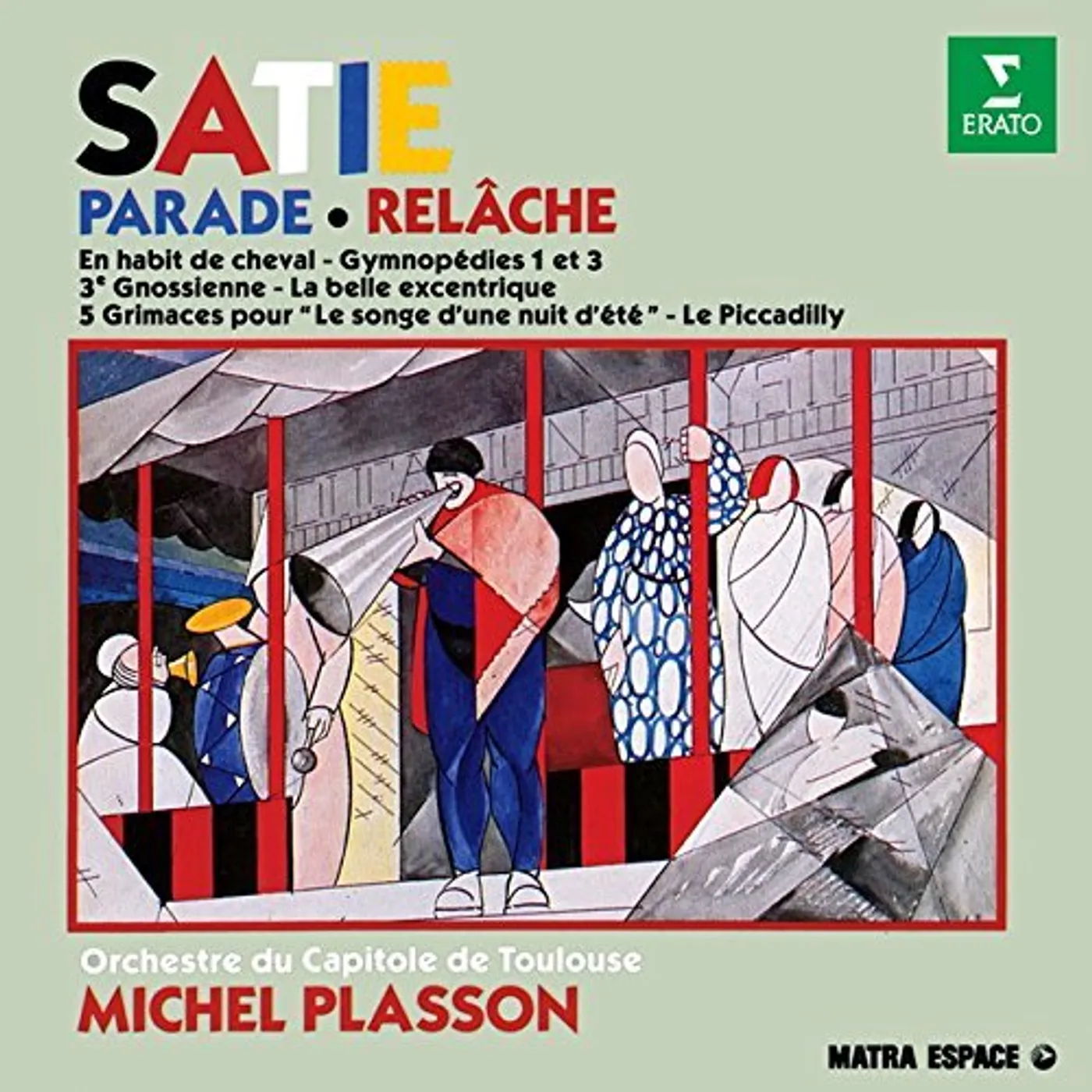Michel Plasson SATIE: RELACHE. GYMNOPEDIES NOS. 1 CD