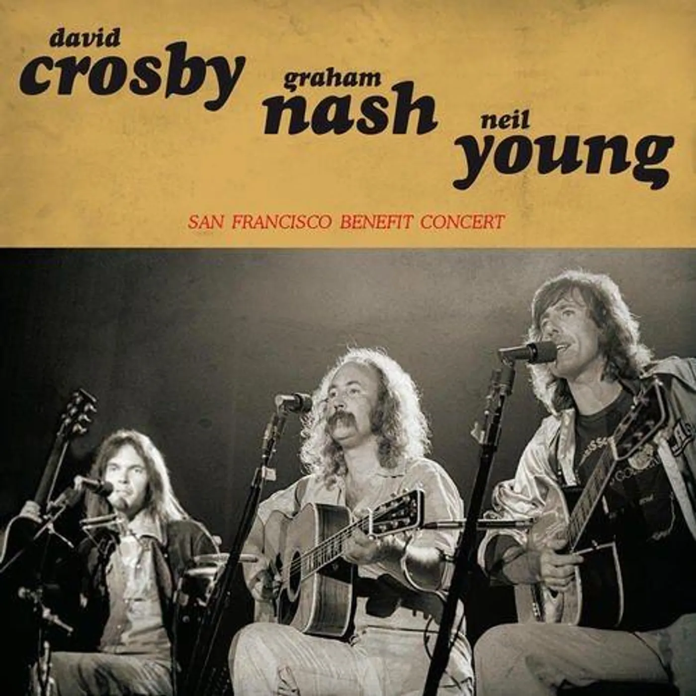Crosby, Stills, Nash & Young SAN FRANCISCO BENEFIT CONCERT Vinyl Record