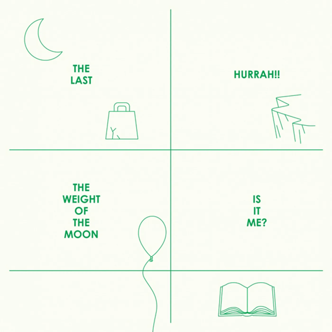 The Last Hurrah!! WEIGHT OF THE MOON / IS IT ME Vinyl Record