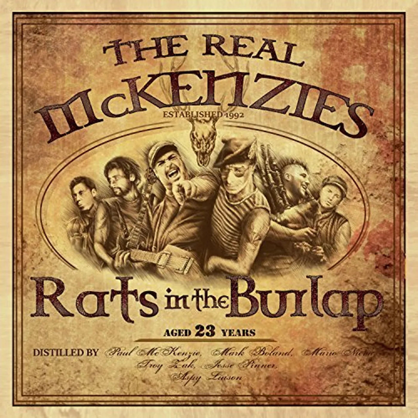 The Real McKenzies RATS IN THE BURLAP CD