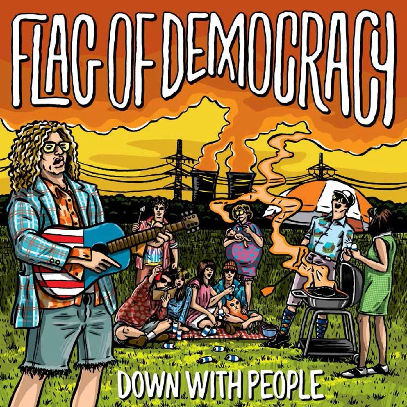 Flag Of Democracy DOWN WITH PEOPLE CD
