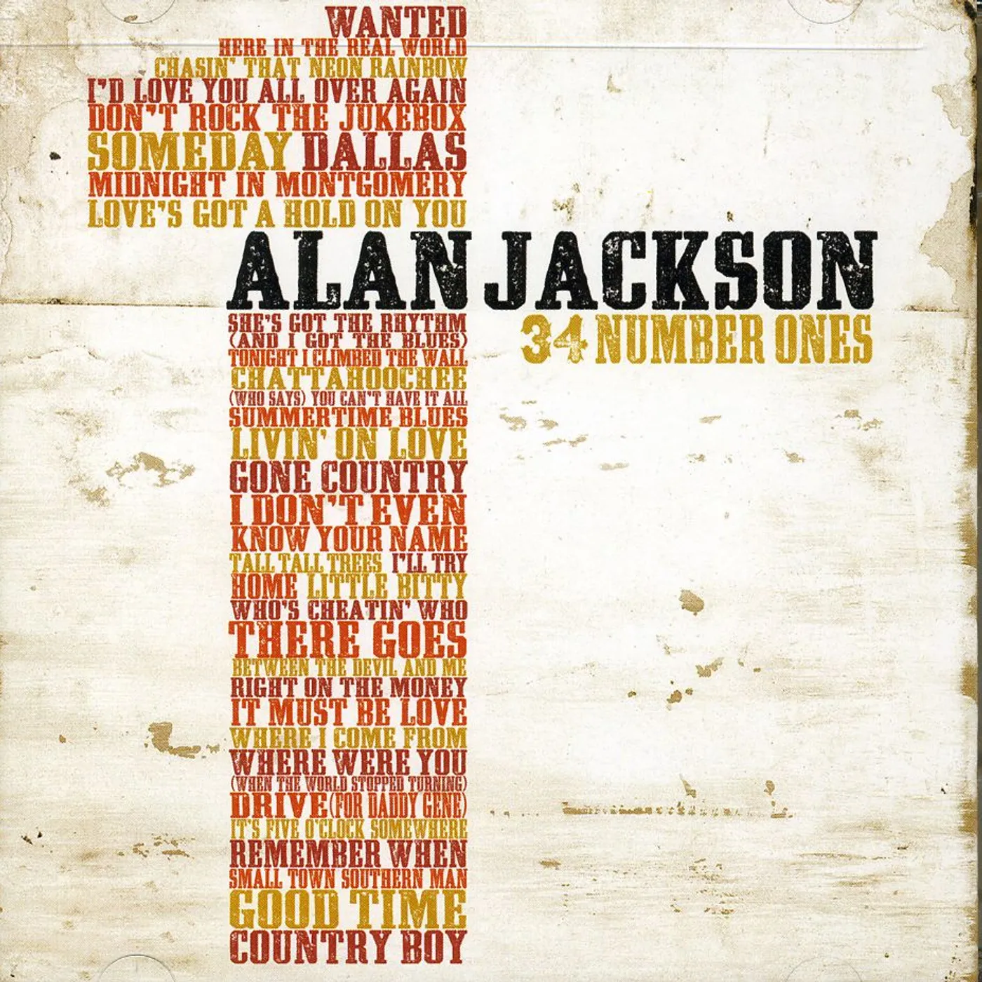 Alan Jackson 34 NUMBER ONES CD