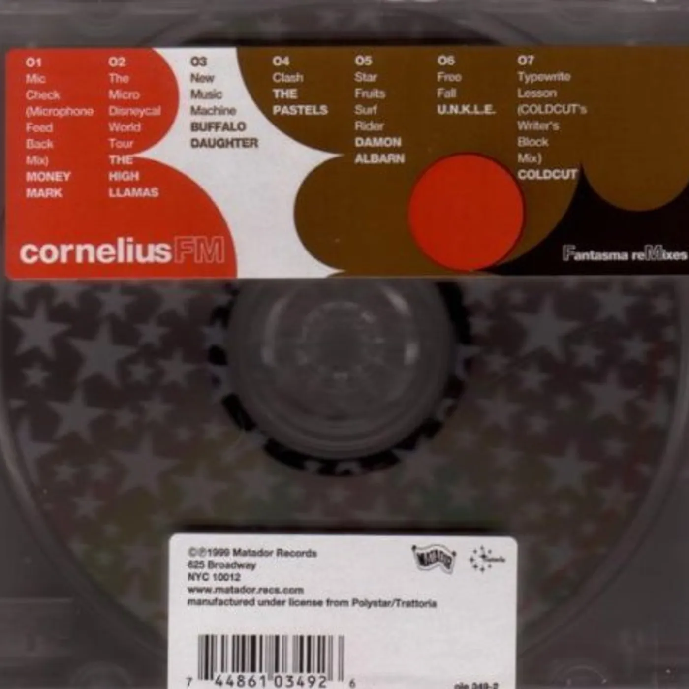 Cornelius FM (FANTASMA MIX) CD