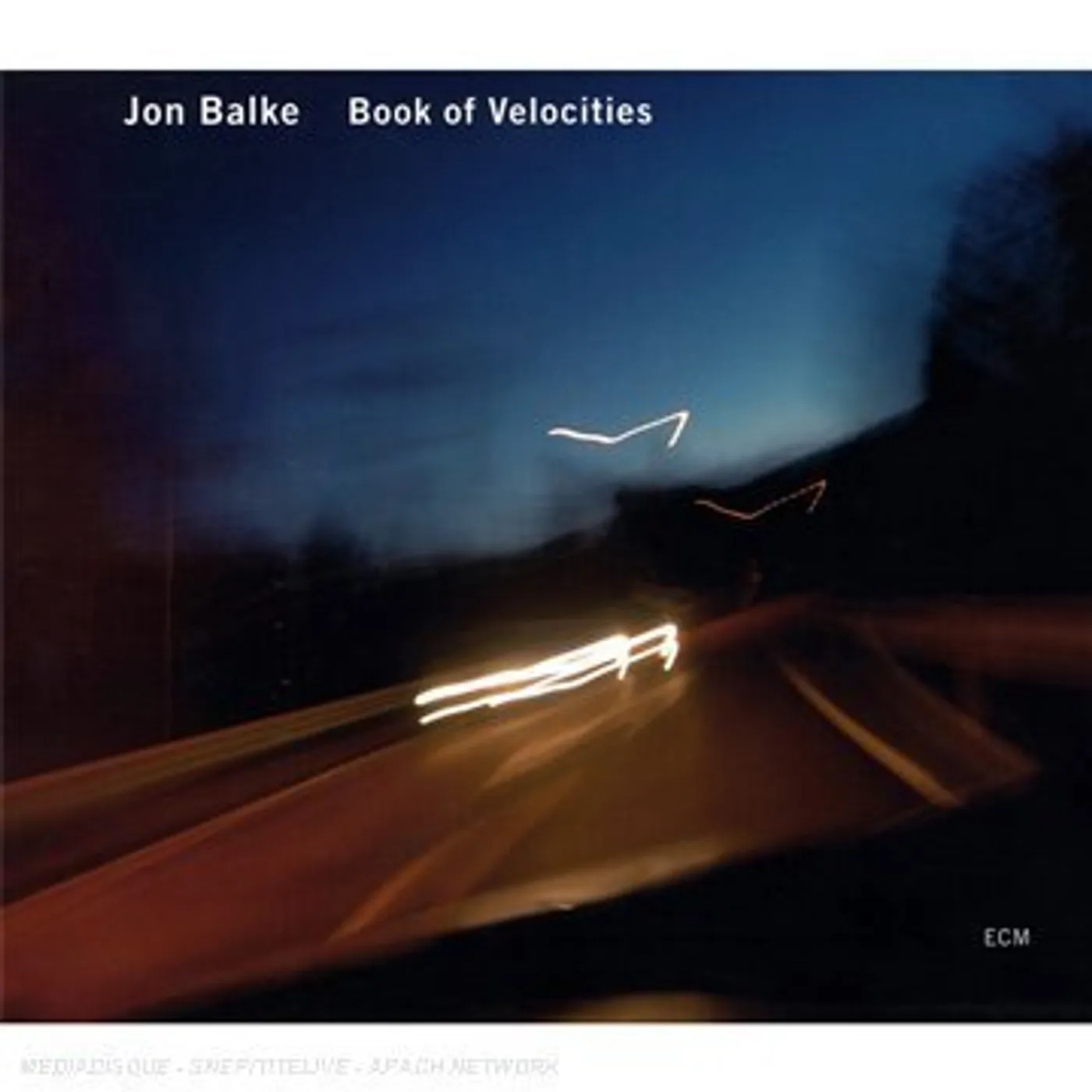 Jon Balke BOOK OF VELOCITIES CD