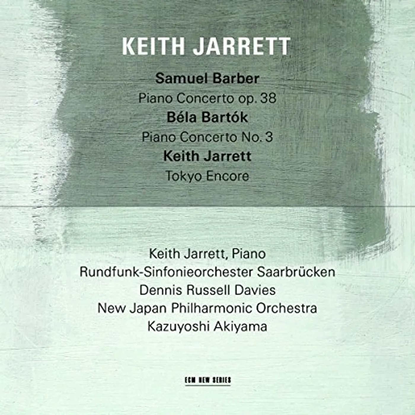 Keith Jarrett BARBER / BARTOK CD