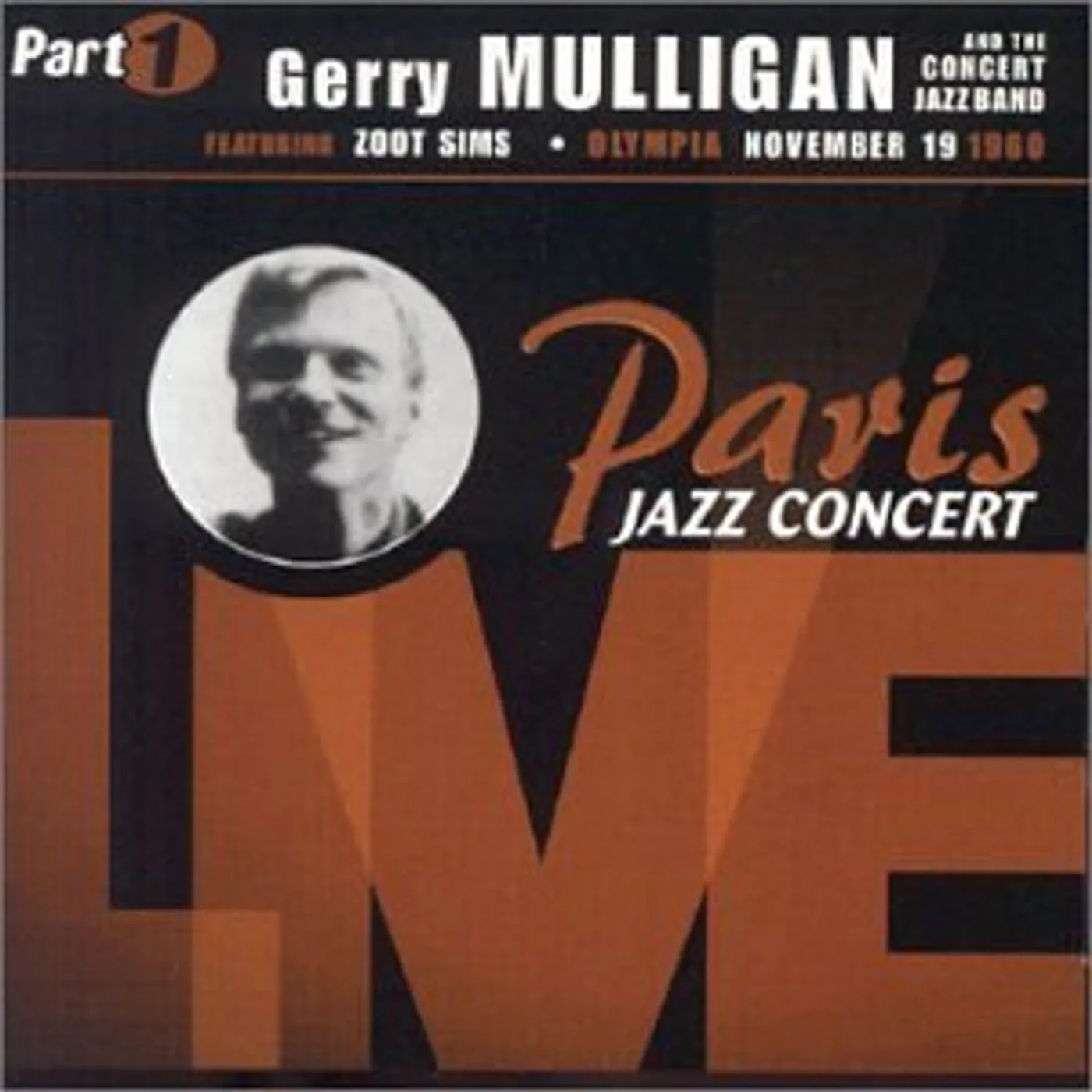 Gerry Mulligan PARIS JAZZ CONCERT LIVE CD