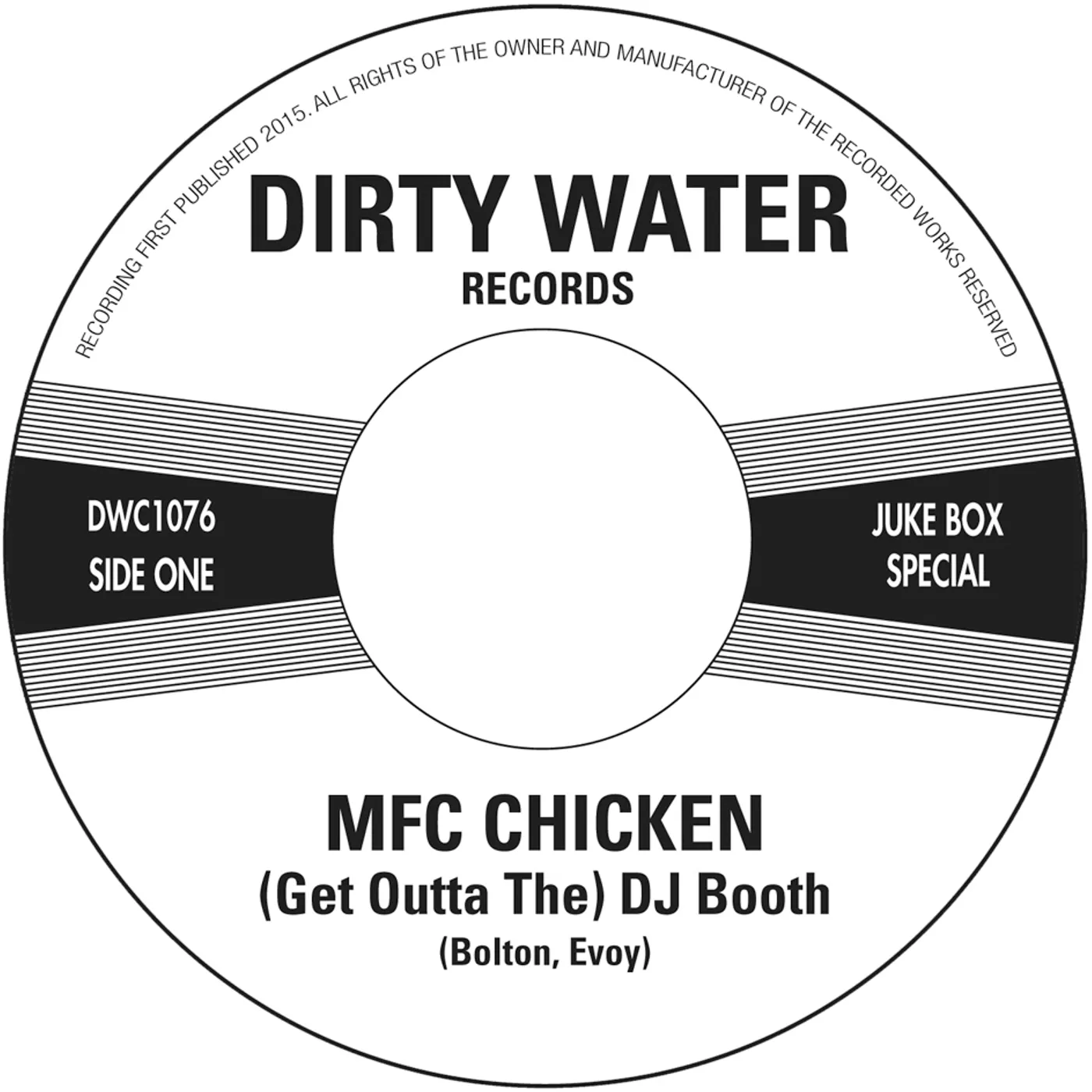 MFC Chicken (Get Outta The) DJ Booth Vinyl Record