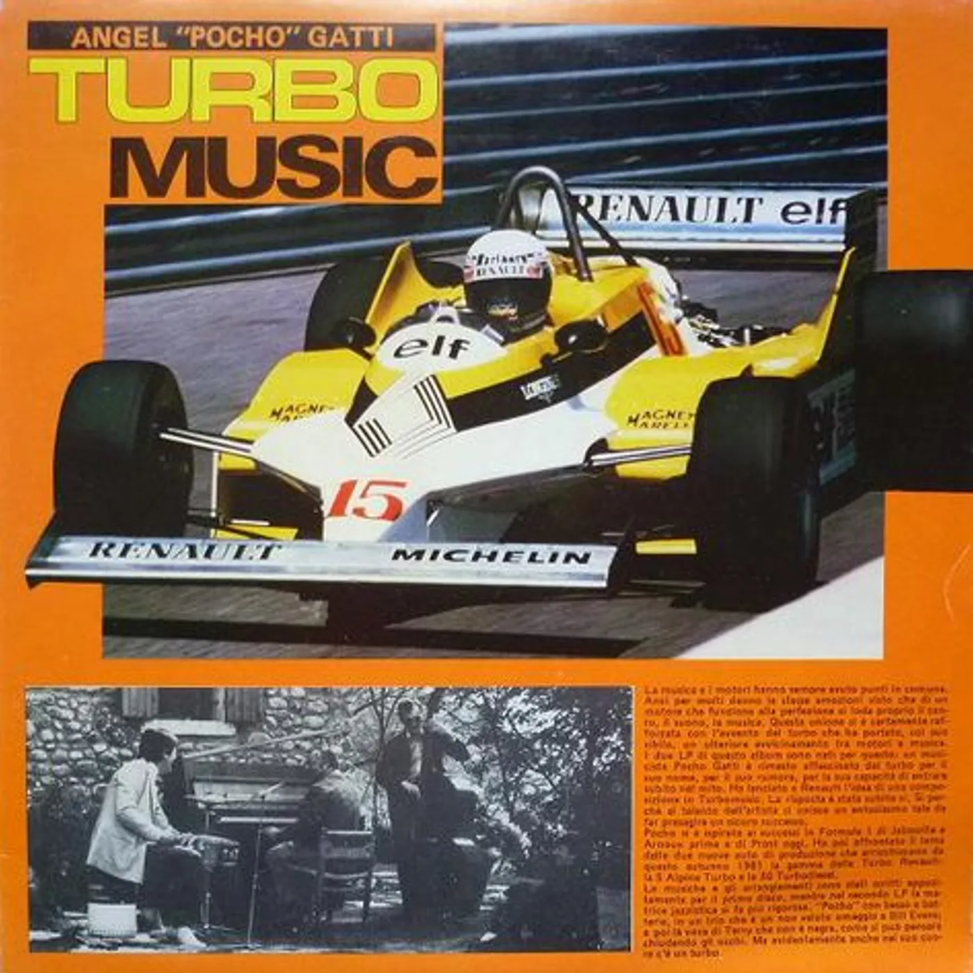 Angel Pocho Gatti TURBO MUSIC Vinyl Record - UK Release
