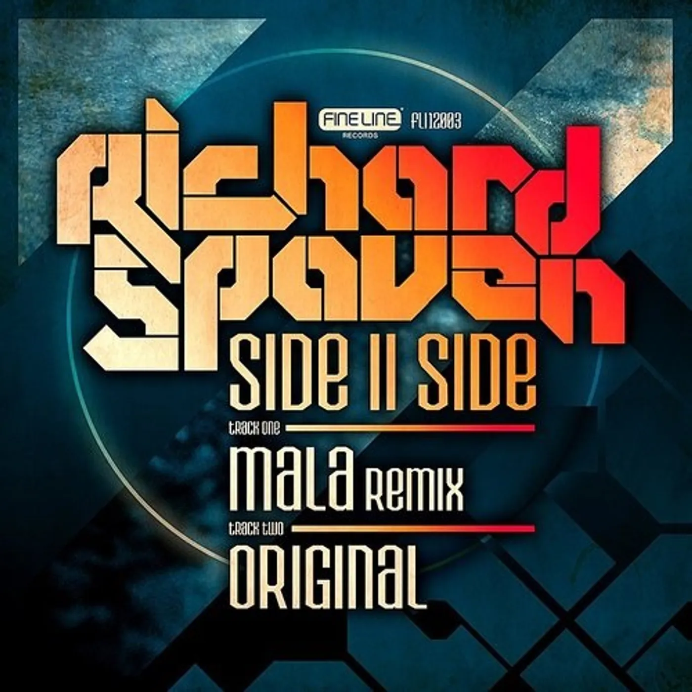Richard Spaven SIDEIISIDE (MALA REMIX) Vinyl Record - UK Release
