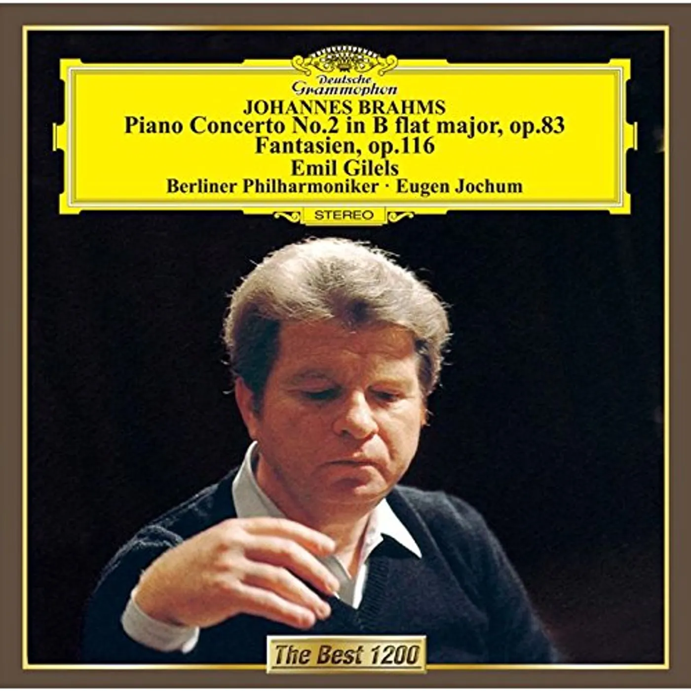 Emil Gilels BRAHMS: PIANO CONCERTO NO. 2. FANTASY CD