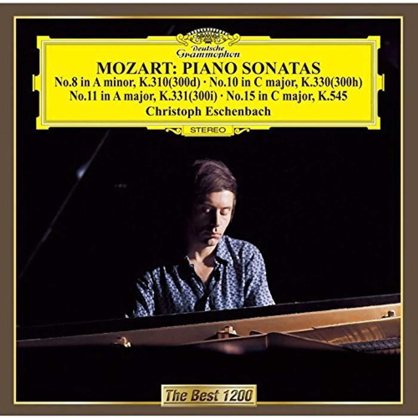 Christoph Eschenbach MOZART: PIANO SONATAS NO. 8. NO. 10. CD