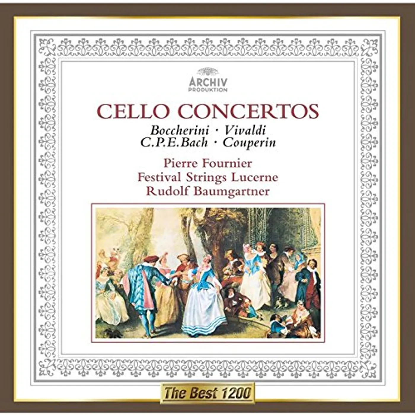 Pierre Fournier BAROQUE CELLO CONCERTOS CD