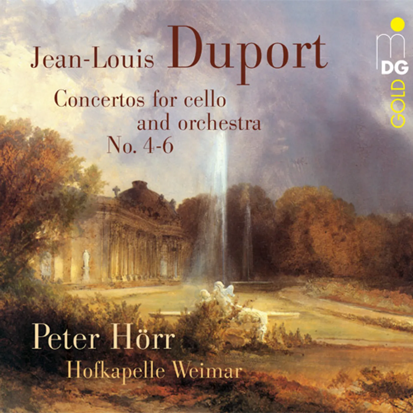 Jean-Louis Duport CONCERTOS FOR CELLO & ORCHESTRA NO. 4-6 Vinyl Record