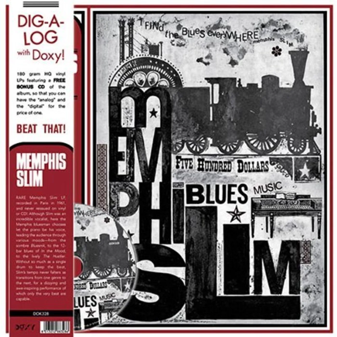 Memphis Slim FIND THE BLUES EVERYWHERE Vinyl Record