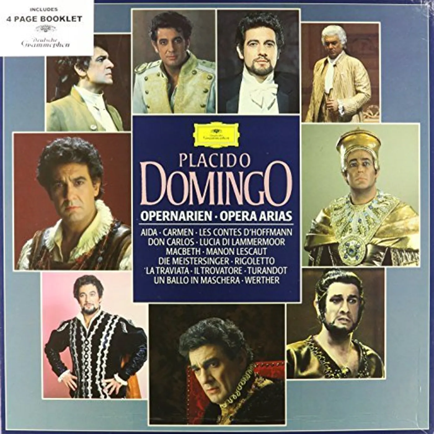 Plácido Domingo OPERNARIEN-OPERA ARIAS / AIDA / CARMEN / LESCONTES Vinyl Record
