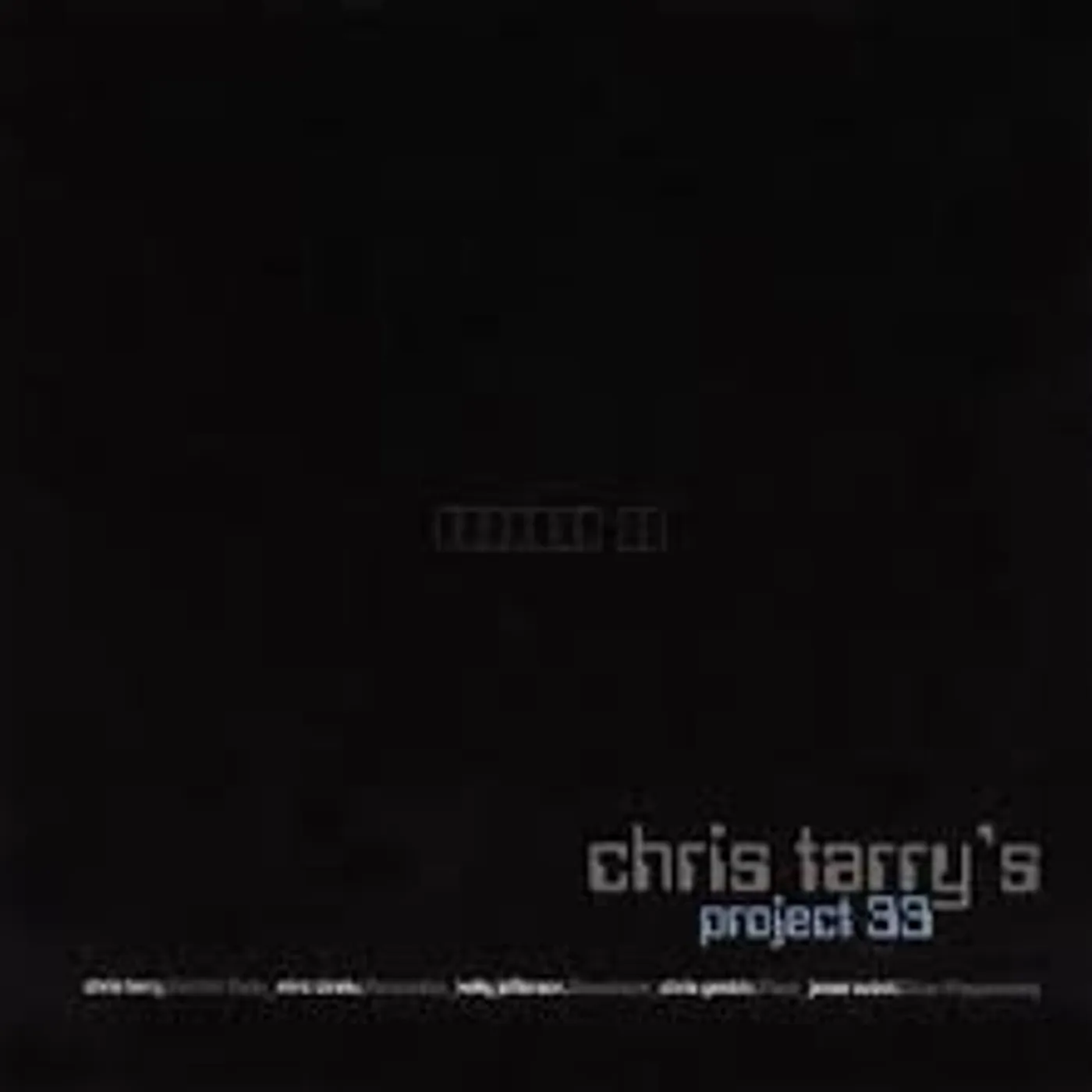 Chris Tarry PROJECT 33 CD