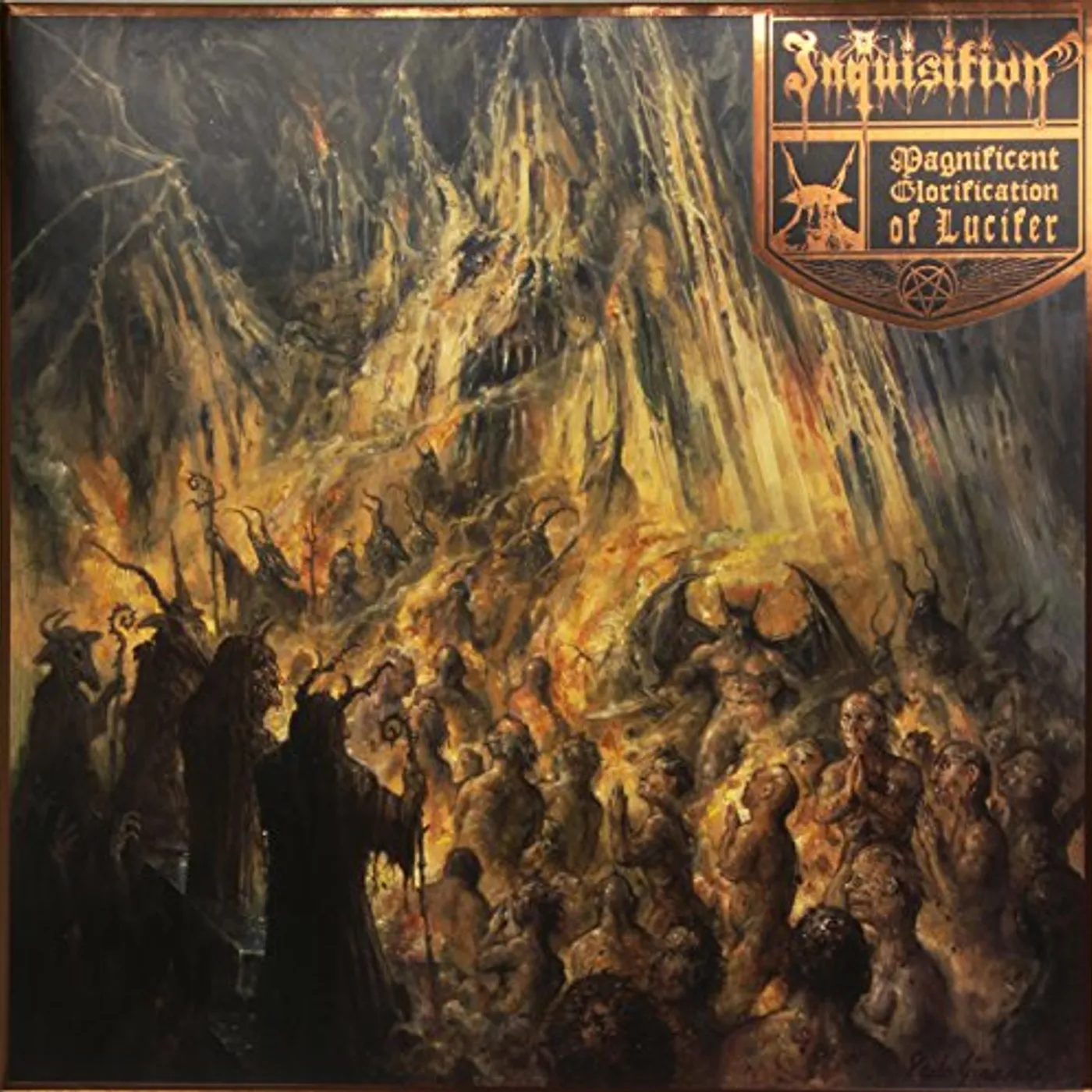 Inquisition MAGNIFICENT GLORIFICATION OF LUCIFER (GREY VINYL) Vinyl Record