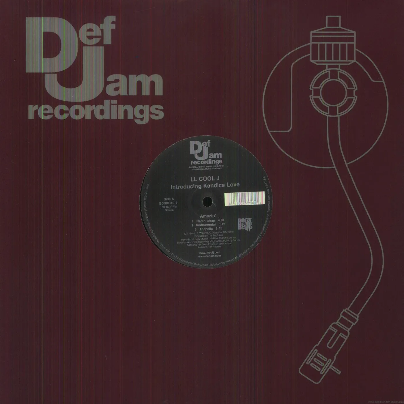 LL COOL J AMAZIN' Vinyl Record