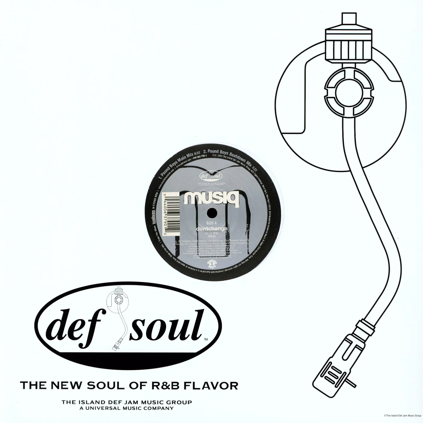 Musiq Dontchange Vinyl Record