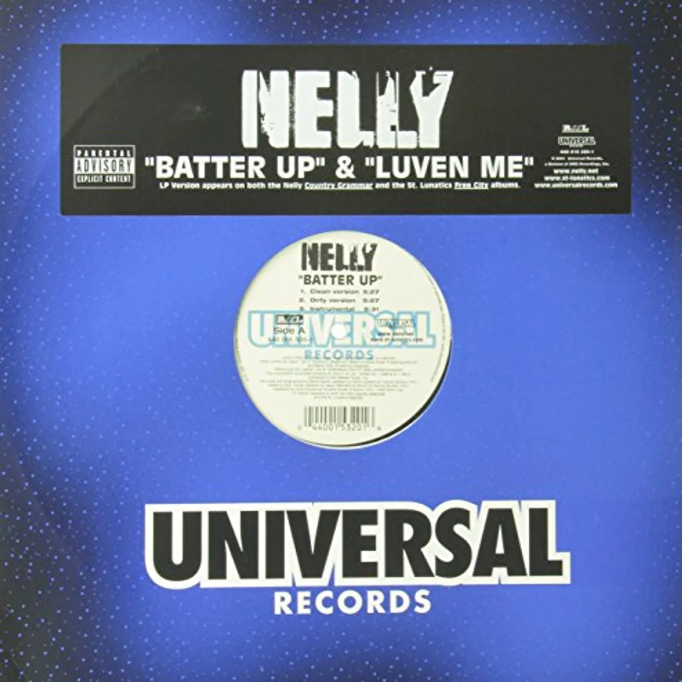 Nelly BATTER UP Vinyl Record