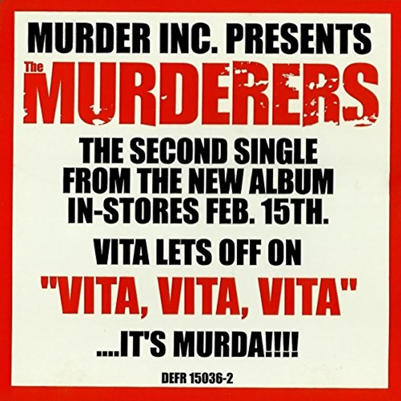 The Murderers VITA VITA VITA Vinyl Record