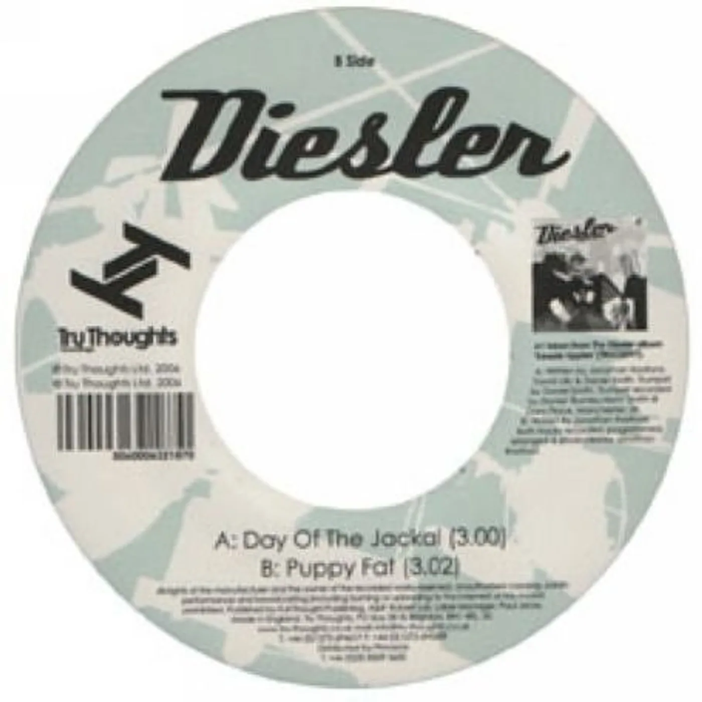 Diesler DAY OF THE JACKAL/PUPPY FAT Vinyl Record