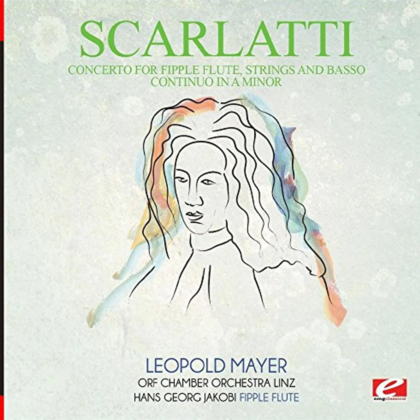 Scarlatti ALLEGRO FROM CONCERTO FOR FIPPLE FLUTE STRINGS CD