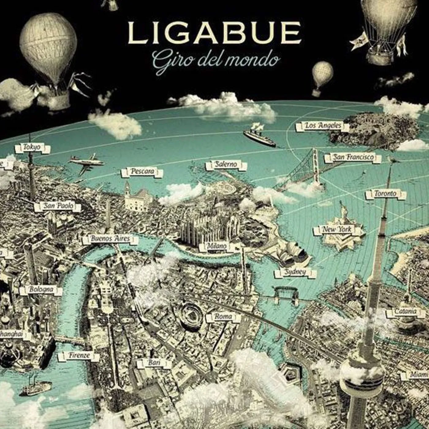 Ligabue Giro del mondo Vinyl Record