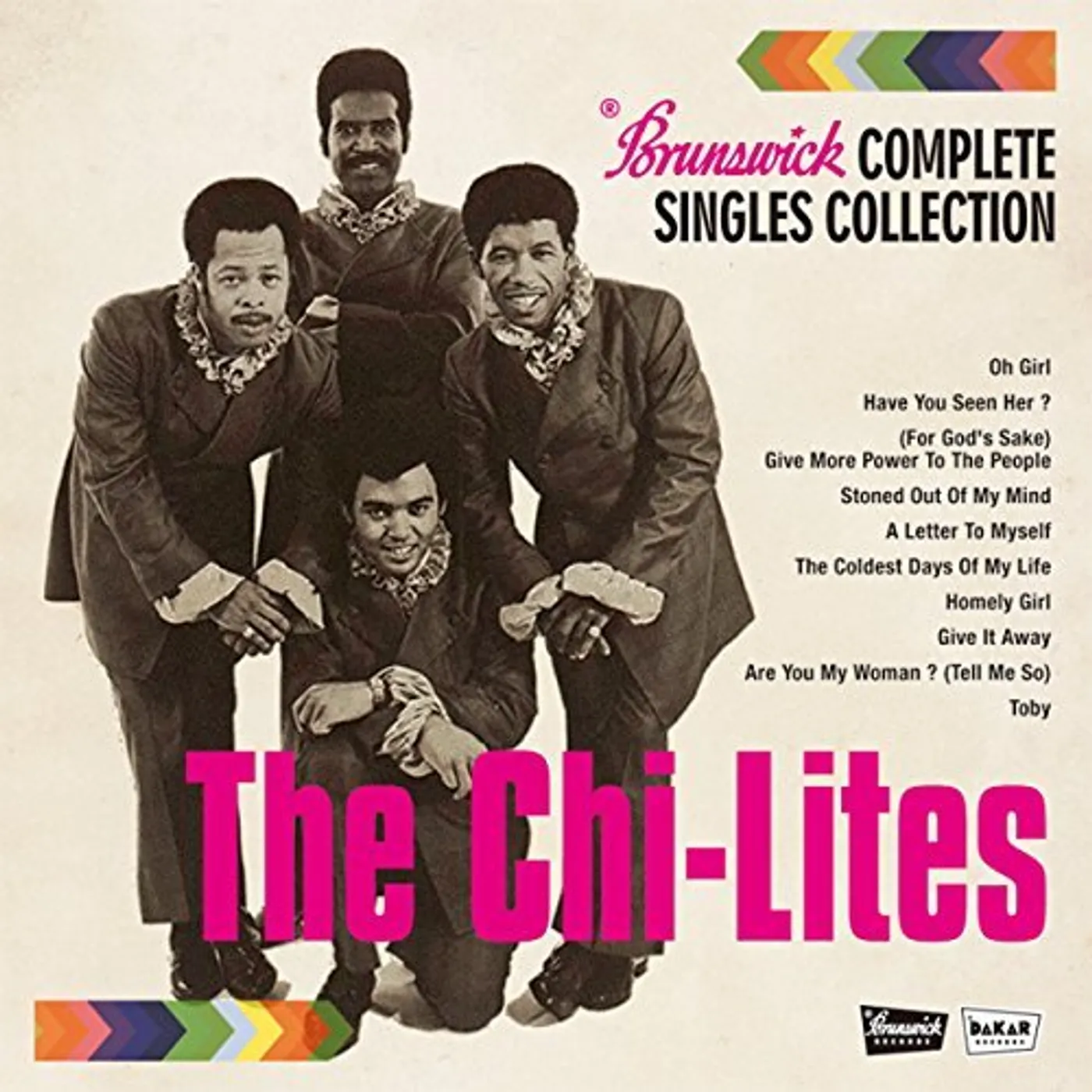 The Chi-Lites BRUNSWICK COMPLETE SINGLES A'S & B'S COLLECTION CD