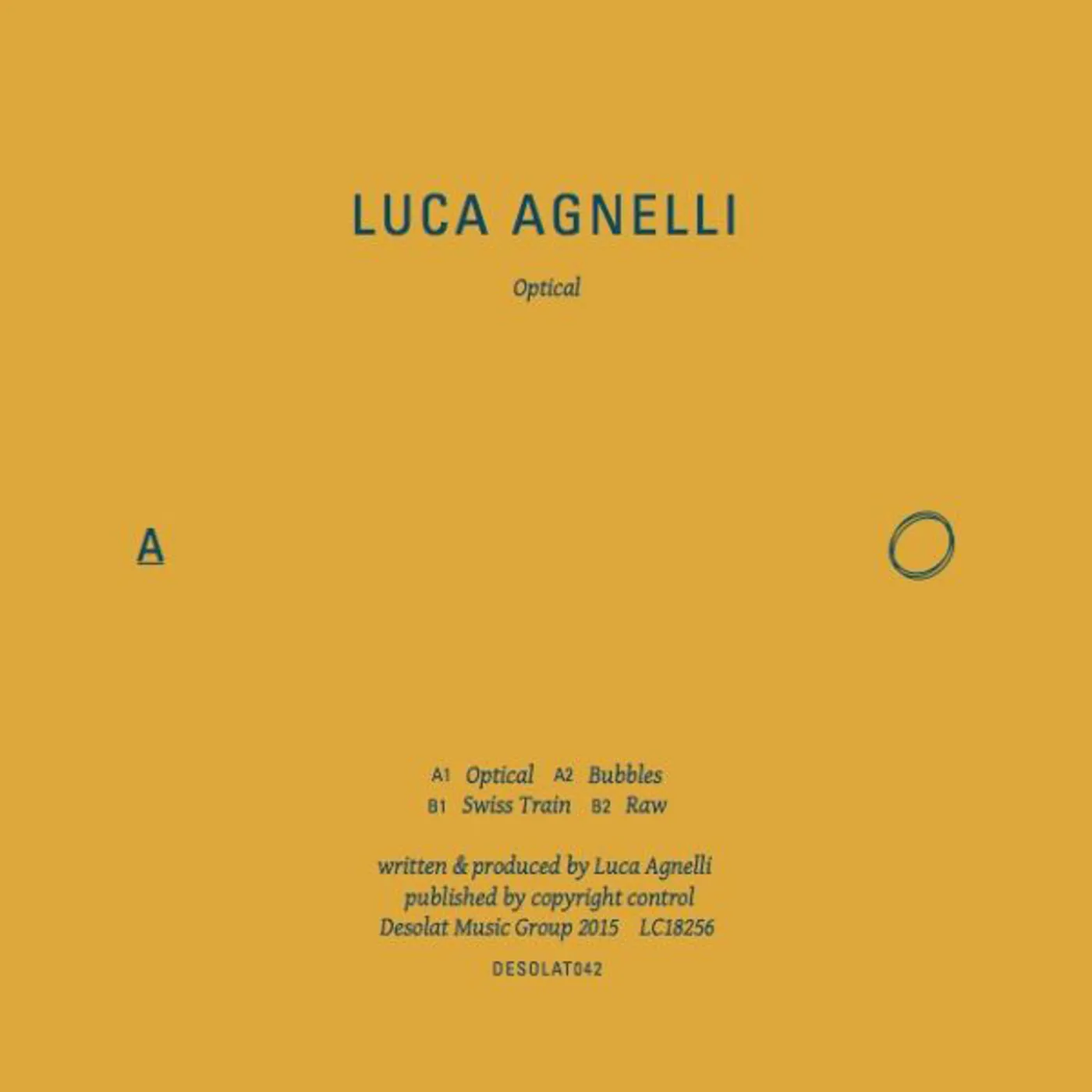 Luca Agnelli Optical Vinyl Record