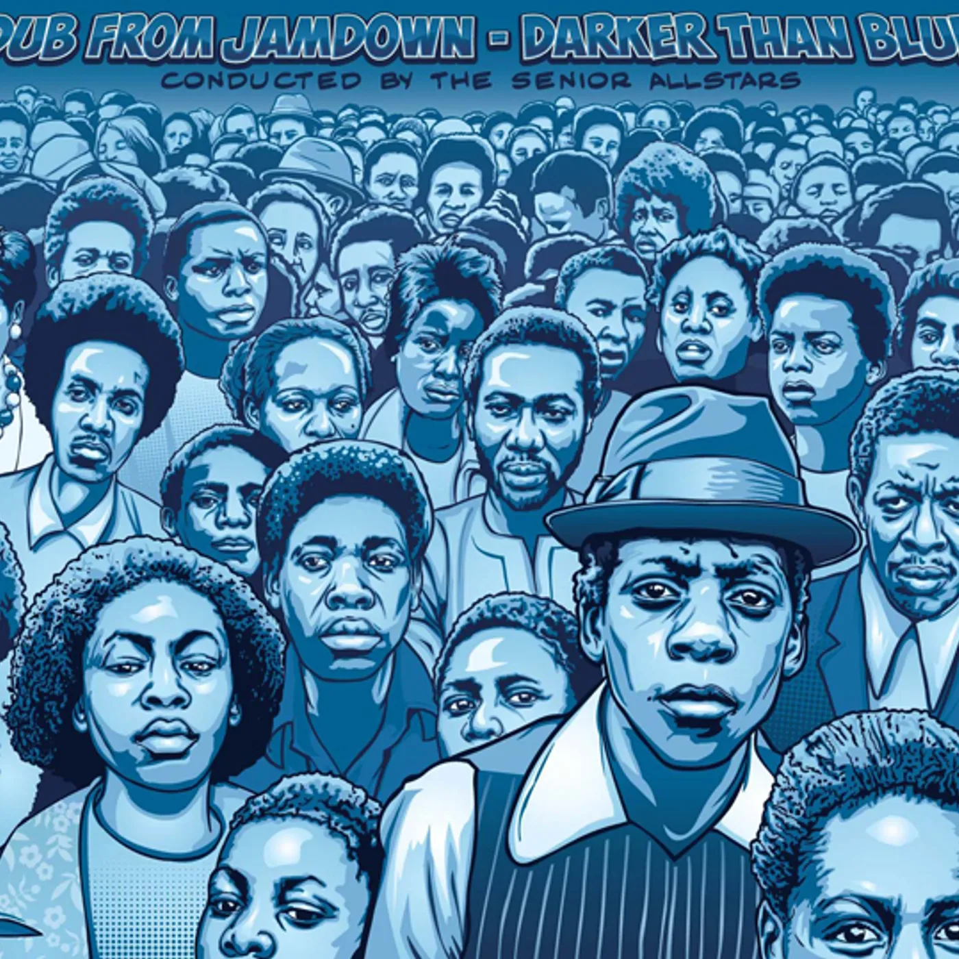 The Senior Allstars DUB FROM JAMDOWN - DARKER THAN BLUE CONDUCTED BY Vinyl Record