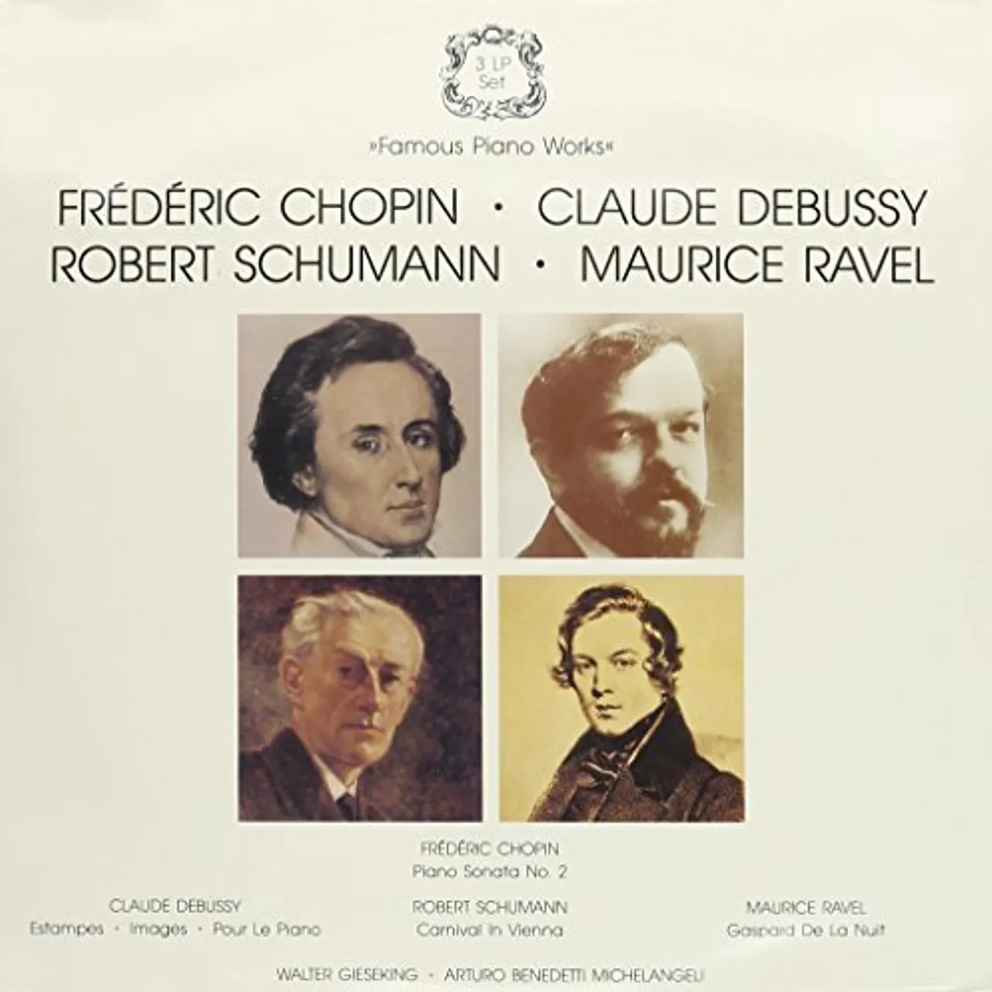 Chopin FAMOUS PIANO WORKS Vinyl Record