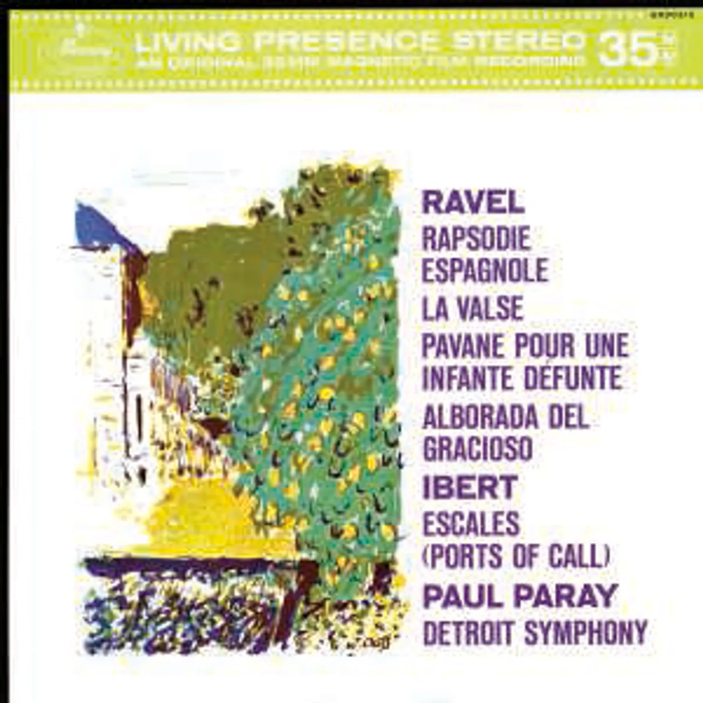 PARAY ORCHESTRAL MUSIC BY MAURICE RAVEL & JACQUES IBERT Vinyl Record
